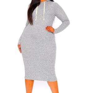 💝 Long Fashion Nova Dress with hoodie❤